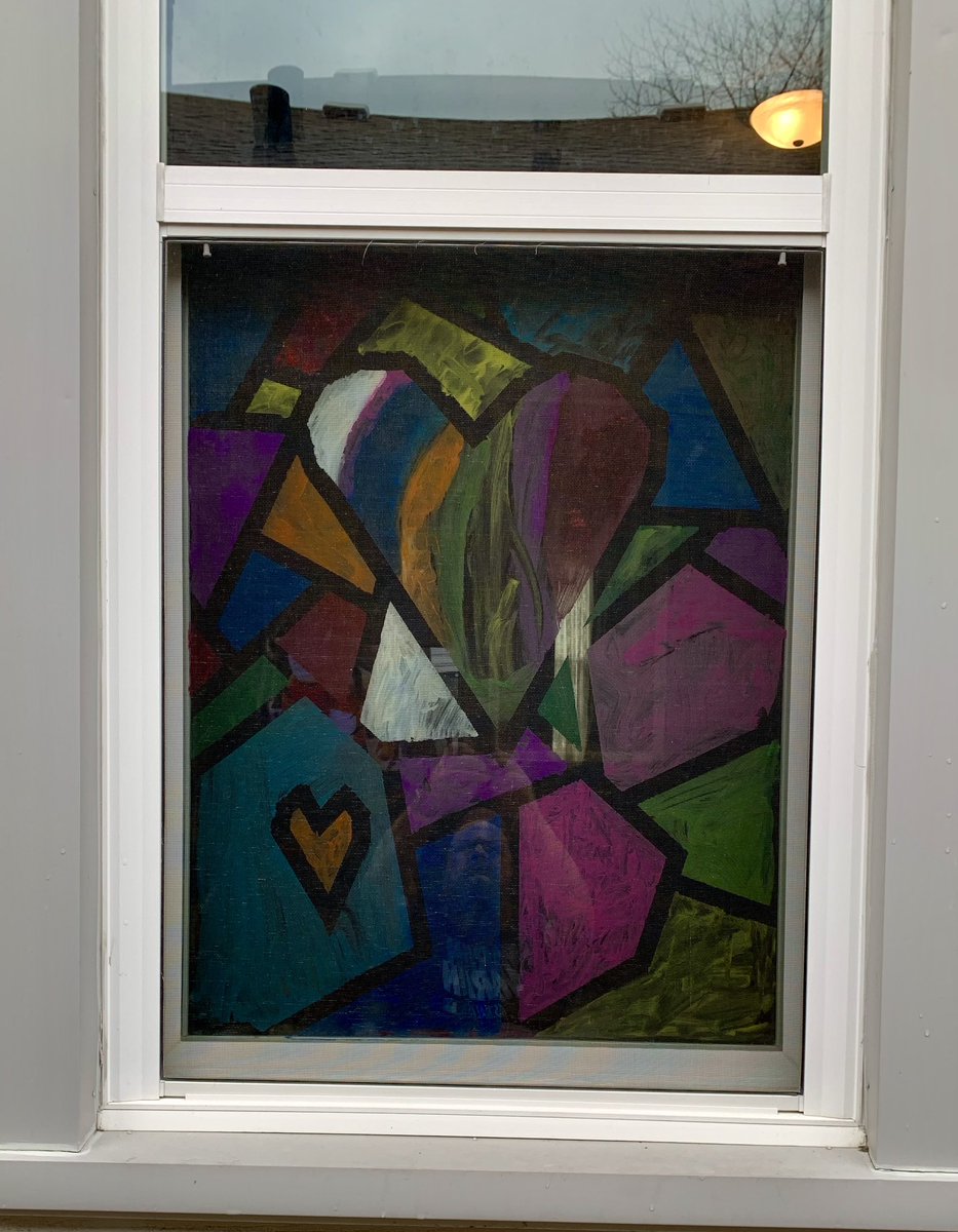 tonybyers03's tweet photo. Delaney and Alivia painted their windows today ❤️❤️ #heartsofpg #hearthunters #SafeAtHome #AllInThisTogether @ClintonHerald @Local4NewsWHBF https://t.co/ejNOjaEpdi