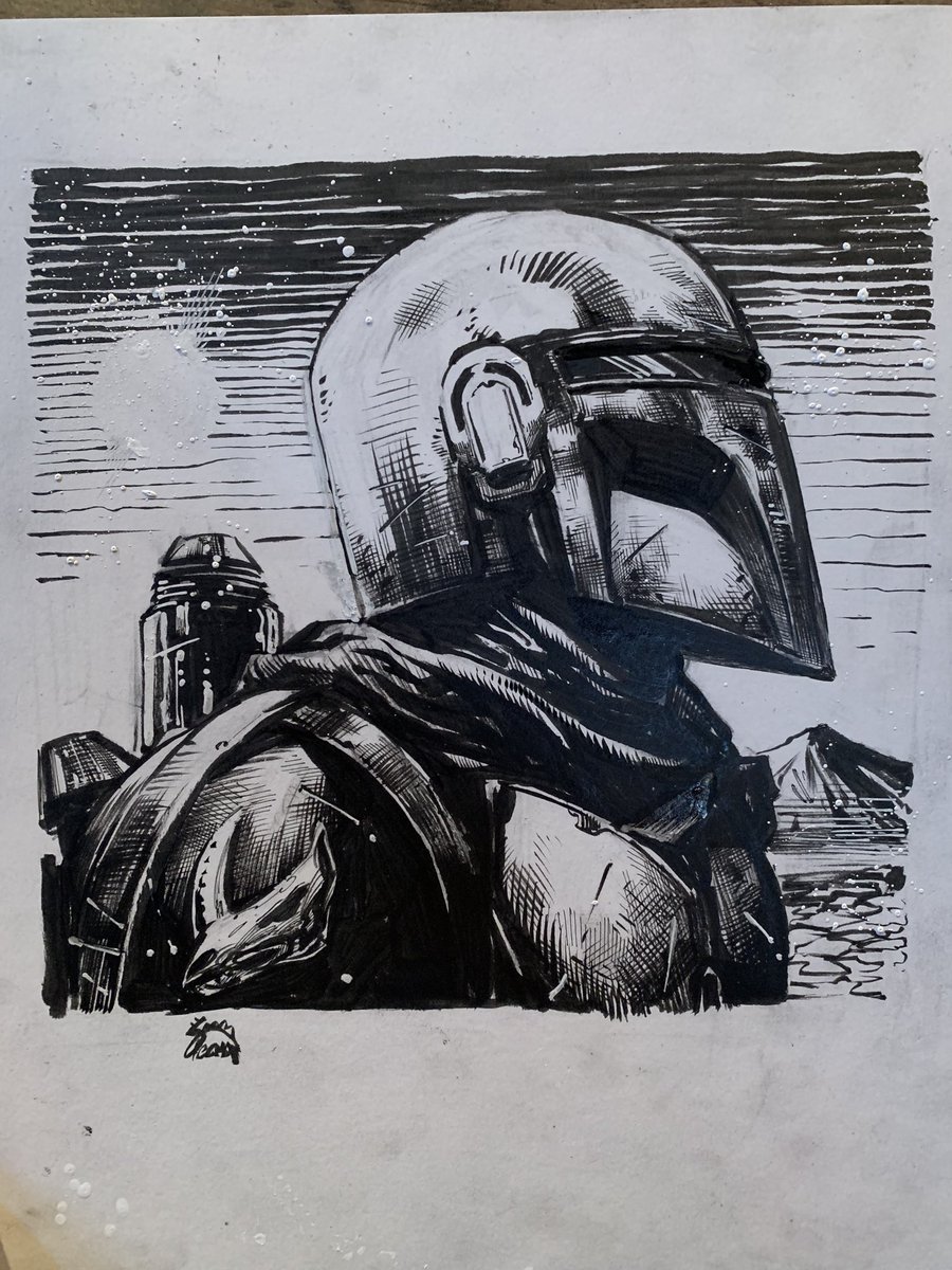 MANDALORIAN SKETCH!!!!