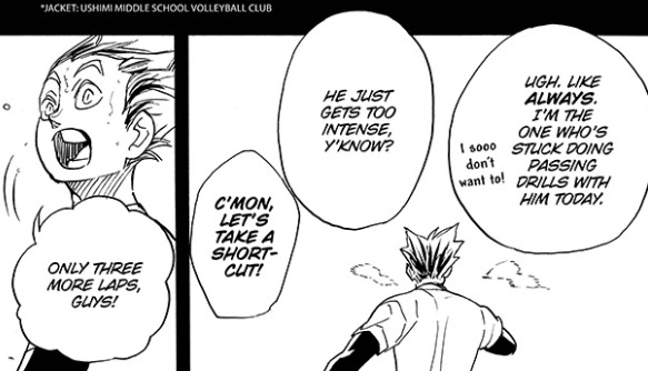 I personally think bokuto's emo mode started when his teammates in middle shcool started to ignore him or taking him for someone too serious about vball, he was a kids and he was left alone and that maybe traumatized him, leaving too much pressure on his shoulders