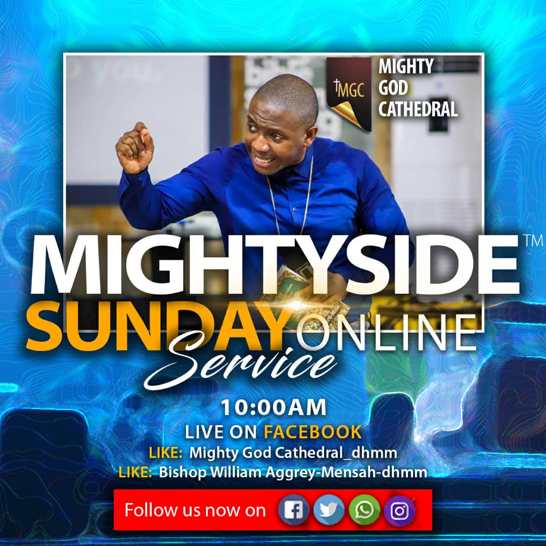 BishopWilliamAM's tweet photo. Join us online tomorrow at 10am for our special Anointing Sunday Service
Weโre going to be blessed!!๐๐พ
#MightySide
#OnlineChurch
#MightyGodCathedral https://t.co/MHGJKWBiKS