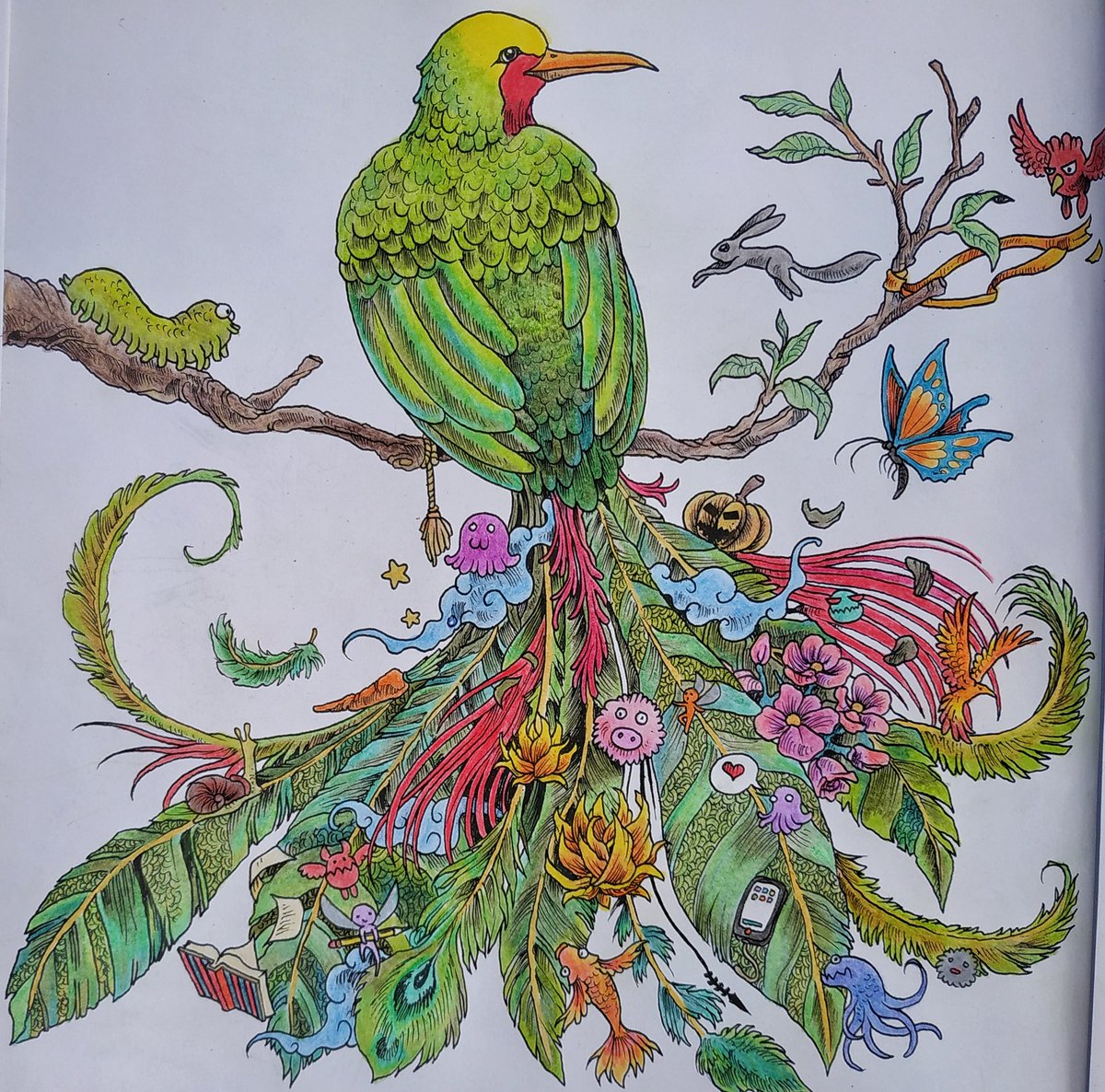 nerebren's tweet photo. Terminado! #animorphia #QuedateEnCasa https://t.co/xTVa205t60