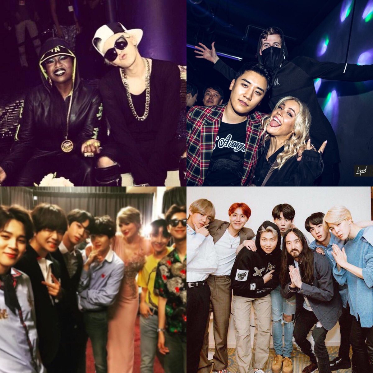 Both BIGBANG and BTS are friends with Western Acts. They also collaborated with lot of western artists.