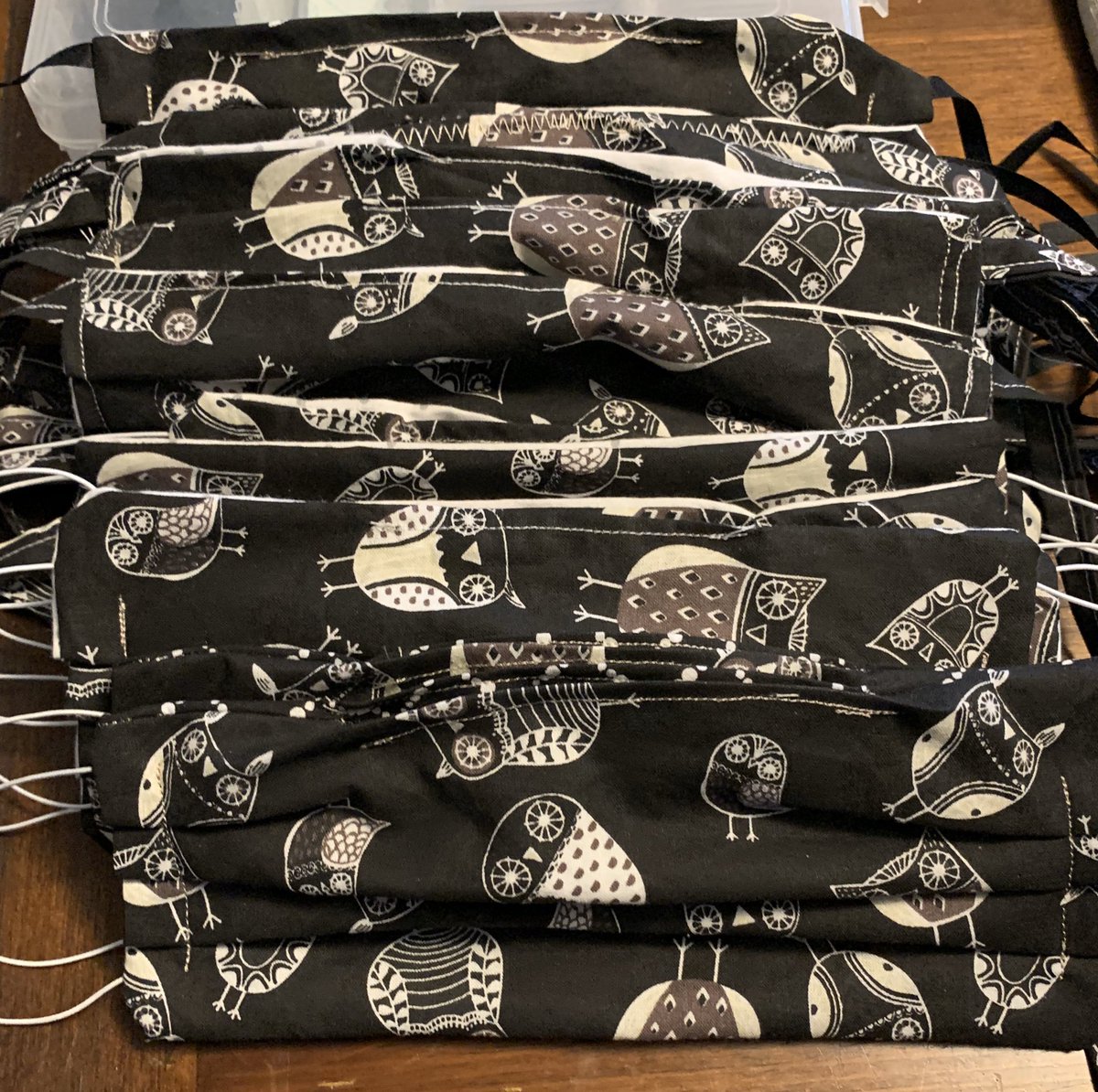 DeleneWhite's tweet photo. 15 face masks done! https://t.co/bRZMzd1GrK