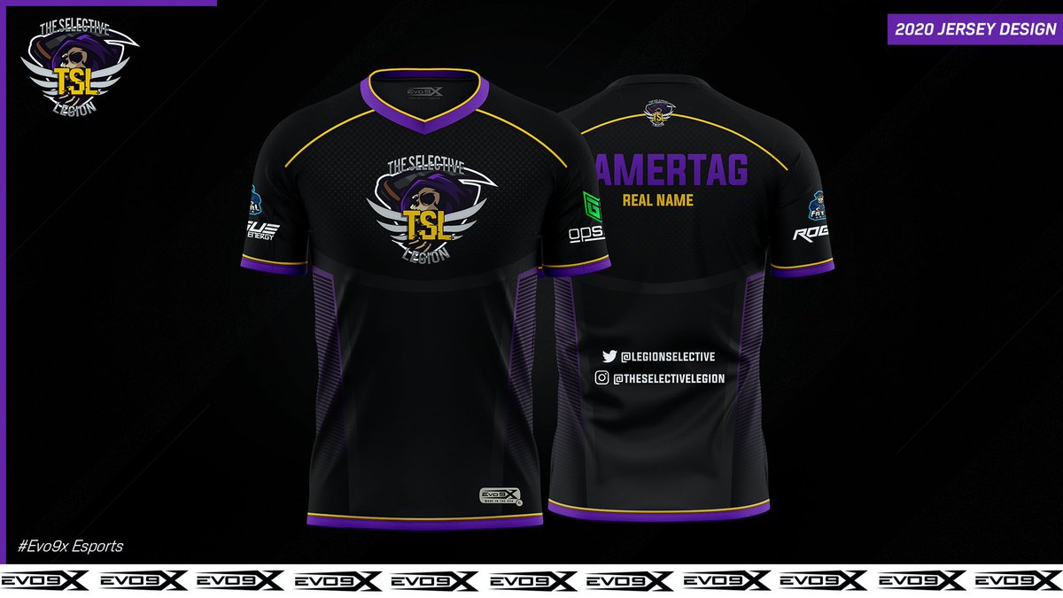evo9x's tweet photo. We would like to welcome @LegionSelective to the Evo9X family. Introducing their official 2020 Pro Jersey &amp; Street Wear. Use code "TSL100" for 10% off! #EvolutionOfAChampion

Gear Up Now: https://t.co/QOieMkBUxT https://t.co/yvGuD458JV