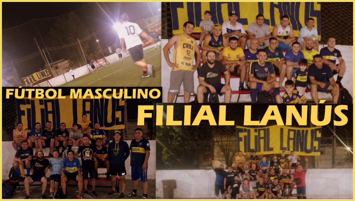 FilialLanusCABJ's tweet photo. #FILIALLANUS
Fútbol Masculino
Los viernes, el día de encuentro entre los bosteros de Lanús que tiran magia en las canchas, se divierten, se integran y tienen la excusa perfecta para también disfrutar de ese tercer tiempo entre amigos. https://t.co/KQ8K2E0Wlm