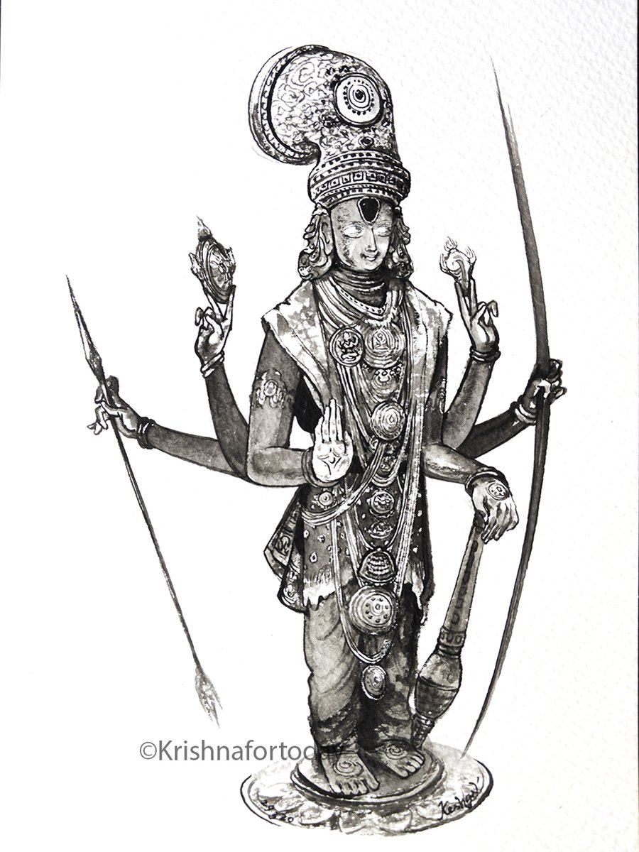 200329_Ramakrishna #watercolour #krishnafortoday
