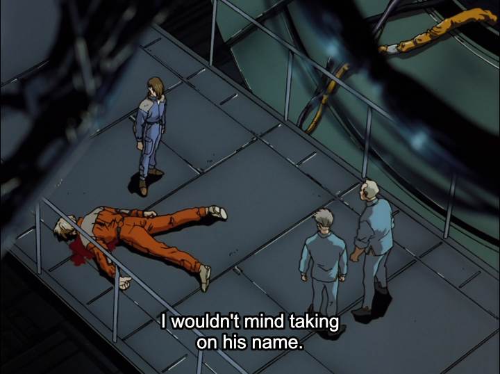 Trowa just like... a guy who was around when they killed the real Trowa Barton. A random tech. And they just handed him a Gundam....?It's like if an astronaut got sick and a low-level engineer got his spot for launch the next day.