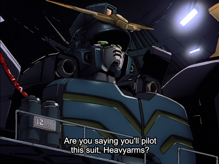 Trowa just like... a guy who was around when they killed the real Trowa Barton. A random tech. And they just handed him a Gundam....?It& #39;s like if an astronaut got sick and a low-level engineer got his spot for launch the next day.