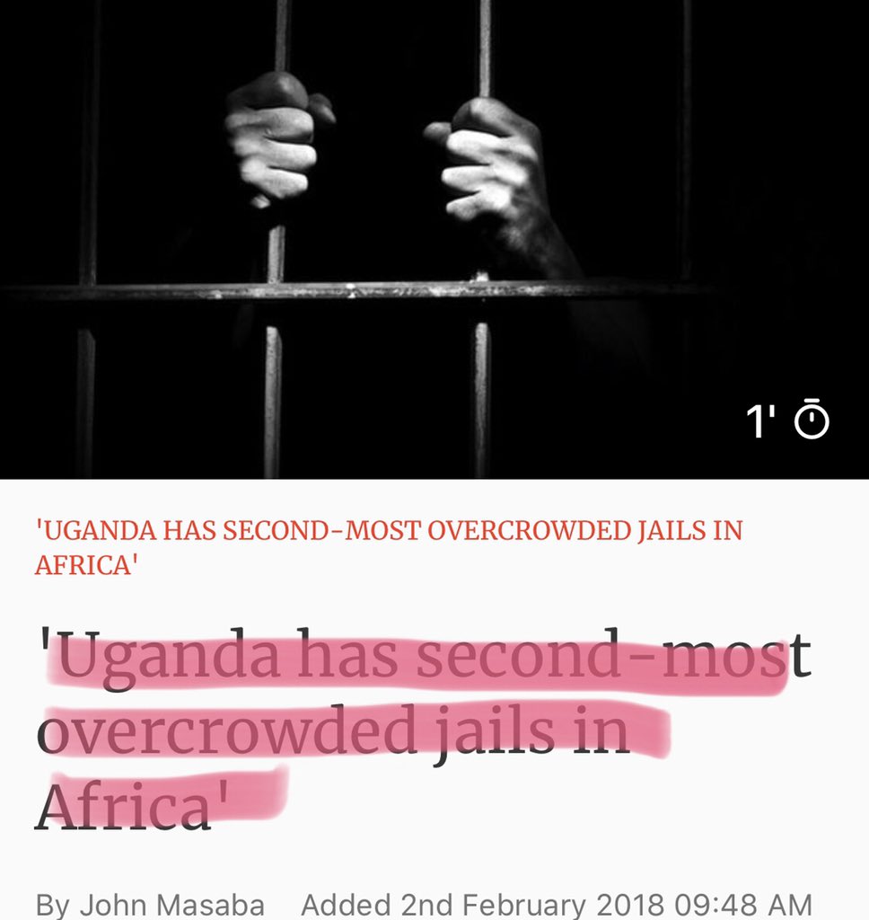 kizzabesigye1's tweet image. UGANDA PRISONS ARE #COVID19 TRAPS:
We’ve 2nd most overcrowded prisons in Africa- about 300% capacity!
I’ve been prisoner in Moroto, Nakasongola &amp;amp; Luzira: they haven’t enough lying down space for all at night!
60-70% are on remand doing slave labour!
FREE ELDERLY &amp;amp; many suspects.