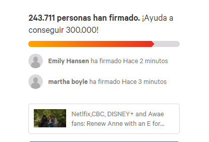 So... it's been almost 4 hours since the last update and we got 264 new signatures.That's 66 signatures per hour. That means more than 1 signature per minute, we're doing amazing March 28, 2020.23:17 pm. #renewannewithane