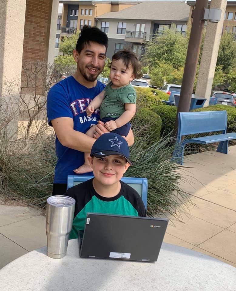 CES_Cheetahs's tweet photo. Shout out to Jude and family for rocking the virtual learning opportunity provided by the Garland Library.  #GISDAlwaysConnected ⁦⁦@gisdengagement⁩ ⁦@GISD_Technology⁩ https://t.co/fEReSrbb4W