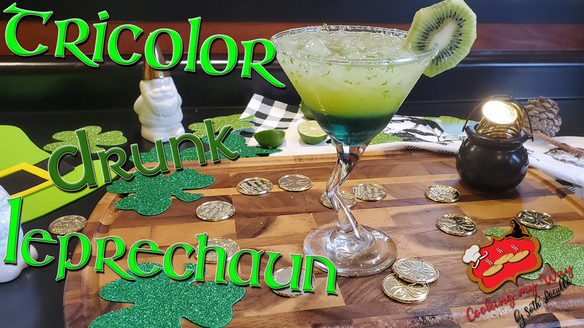 cooking_myway's tweet photo. #Drinktips Tricolor Drunk Leprechaun! A SHIRTLESS tricolor drink! 🍸🍀
Video Collaboration with my cooking friends for St. Patrick´s Day 🍀
https://t.co/j7dFrhGb2l https://t.co/jM4k72dXkt