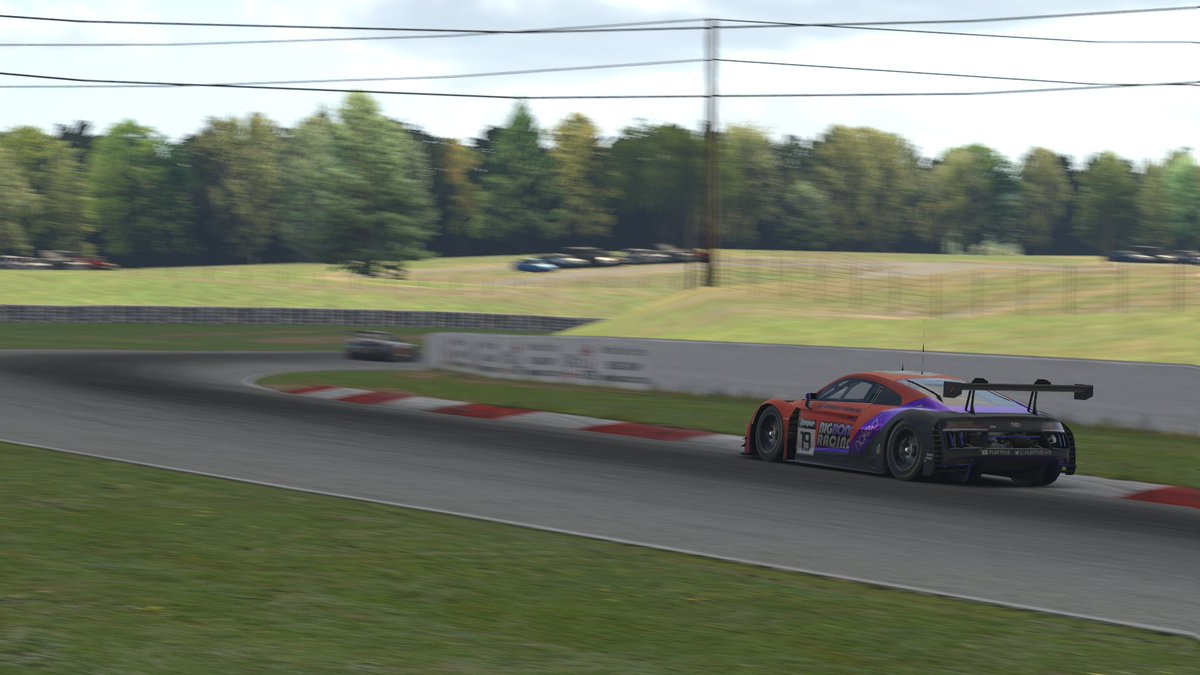 FurtiveLIVE's tweet photo. I hope you all are enjoying VRS at MoSport as much as Bone Racing is! #mosport #canada #VRS #gt3 #audir8 #audi #iracing @iRacing #BoneRacing https://t.co/CDQHUIxmgy