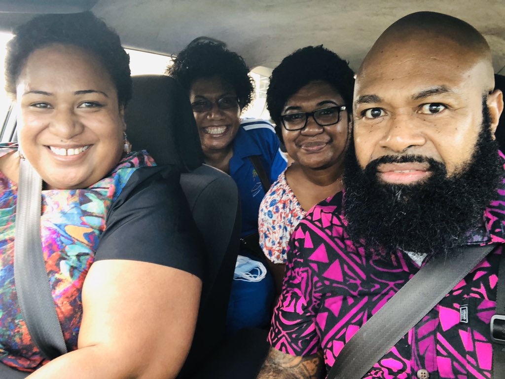 SepesaRasili's tweet photo. #COVID19 community outreach with Lami, Suva &amp; Nasinu volunteers of @FijiCouncil on #hygiene #socialnphysicaldistancing #signs and where to go. #day128Mar2020 @VaniCatanasiga @ameliamakutu @AusHPship @ChildFundAU @Nadokoulu @MilianaIga @JTokoni @GadoloVilisi @ccf_fiji https://t.co/8z3qrHvxQw