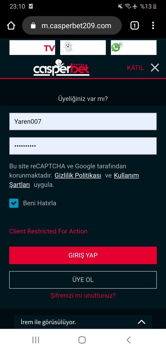 EmrahToy5's tweet photo. Arkadaslar yasal olmayan siteye karsi herhangi bir yasal hakkimiz yoktur ama en azından burda paylaşırsak insanların mağdur olmasını engelleriz @casperbetresmi kullanıcı adım yaren007 canlı casinoda kazandığım 30.000 liralık ödememi yapmiyorlar, @casperbetresmi 
#denemebonusu https://t.co/my0kKfWxG4