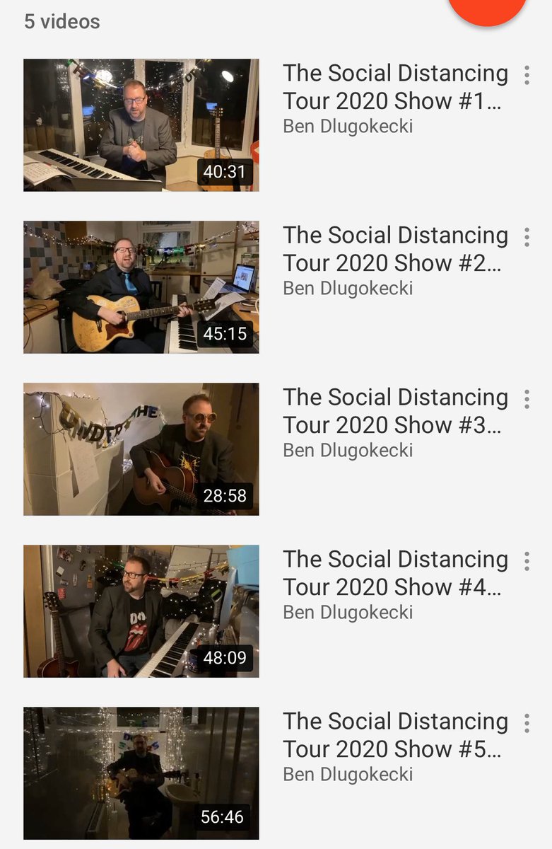 Yes! Oh yes! The whole ‘Social Distancing’ tour we have just completed is now on YouTube! Head there now for at least 15 minutes of incredible, life changing free entertainment! #dlugokecki