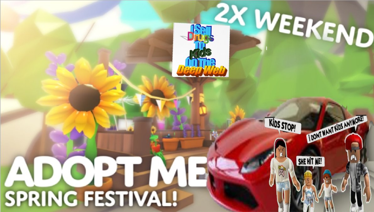dipreee's tweet photo. a completely frustrated family that just wanted to go to mc donalds, but was stopped by a group of drug addicts who smell plants that are horrible ...

#adoptmetrading #Adoptmetrades #adoptme https://t.co/QcrAjNGk6m