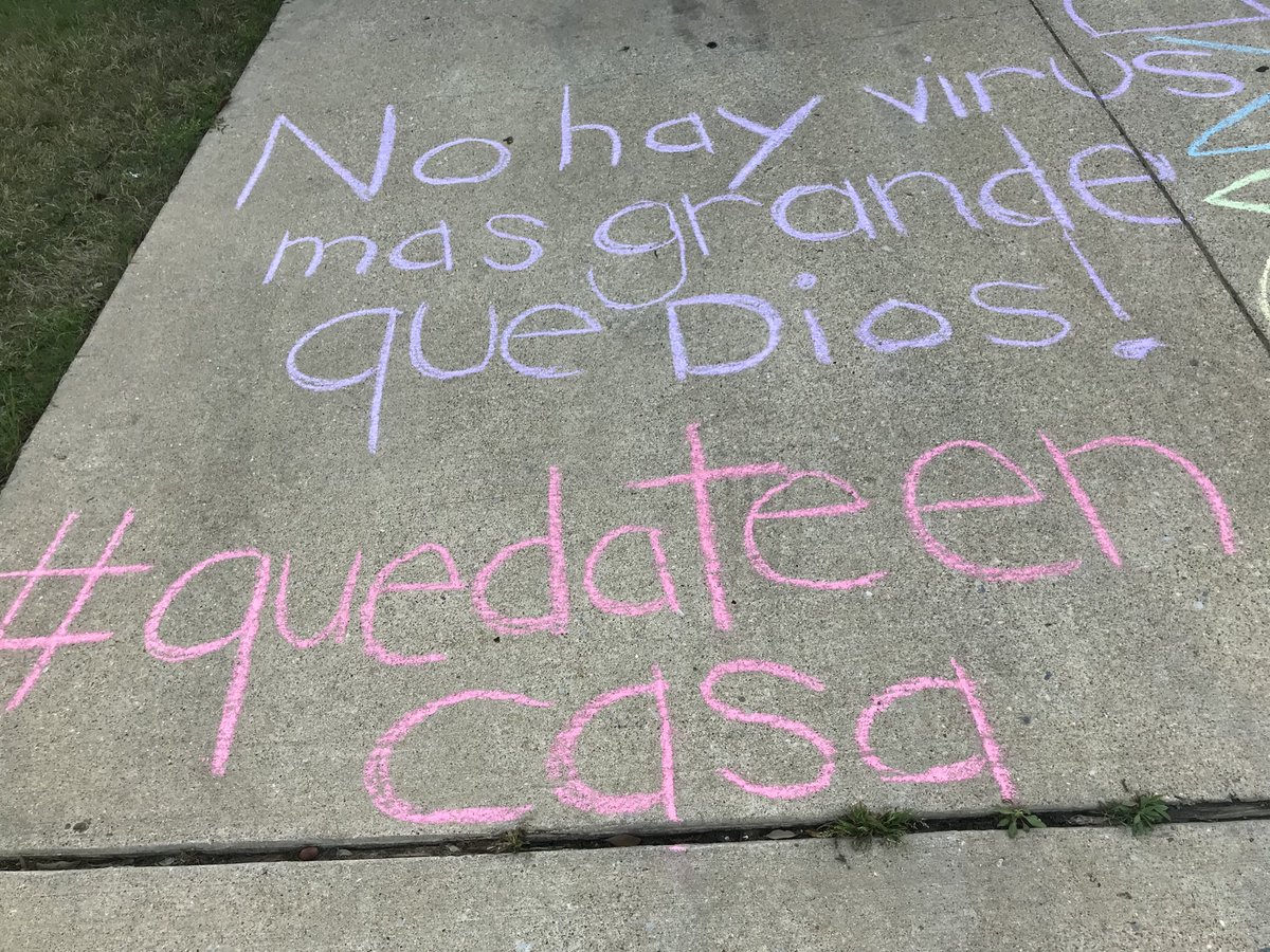Chalk is always so much fun at our house!
#stayhome