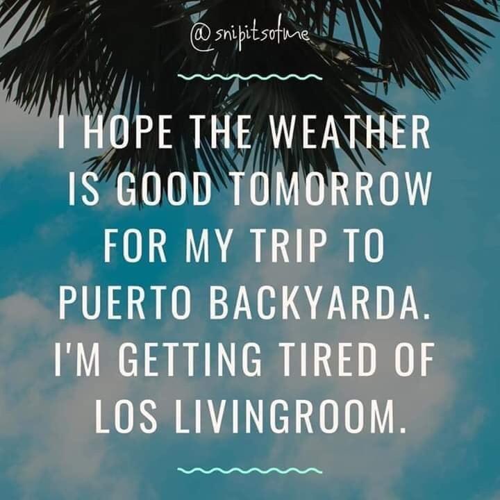 Let’s keep our sense of humor. 🏝#StayAtHomeAndStaySafe