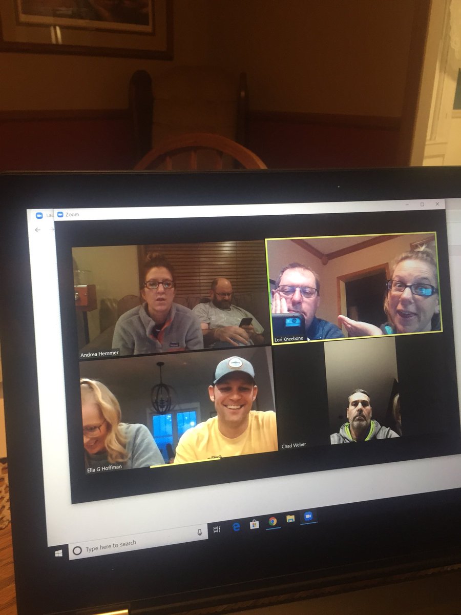 This is what covid-19 has come to game night on zoom!! #goawaycorona