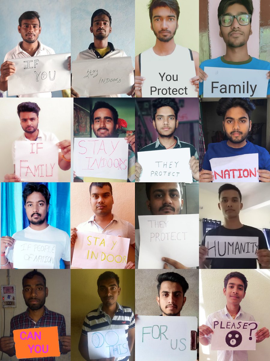 BeingAditya4u's tweet photo. Our decision and determination will decide the destiny of us as well as this dreadful virus
So choice is totally yours-
Stay inside and defeat Corona
Or Roam outside and lose the battle against this devil?we support our Pm @PMOIndia @aajtak @ZeeNews @ZeeNewsHindi @ndtv https://t.co/FyaKXmq6Wu
