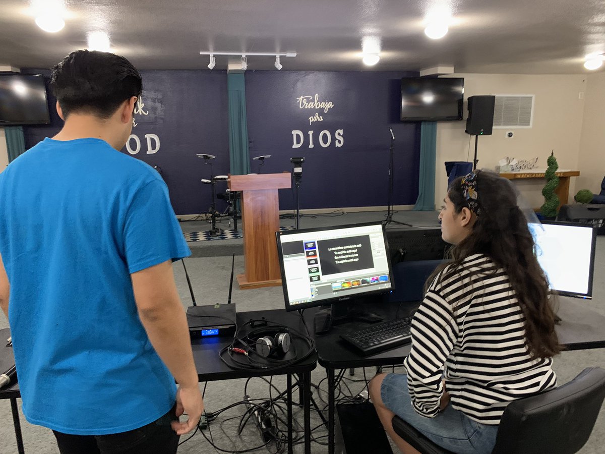 So proud of these two! Grateful for their work, patience, and love to serve! #OasisApostolic
Transitioning to Streaming has been a challenge for us, but we’re so grateful for this learning experience!