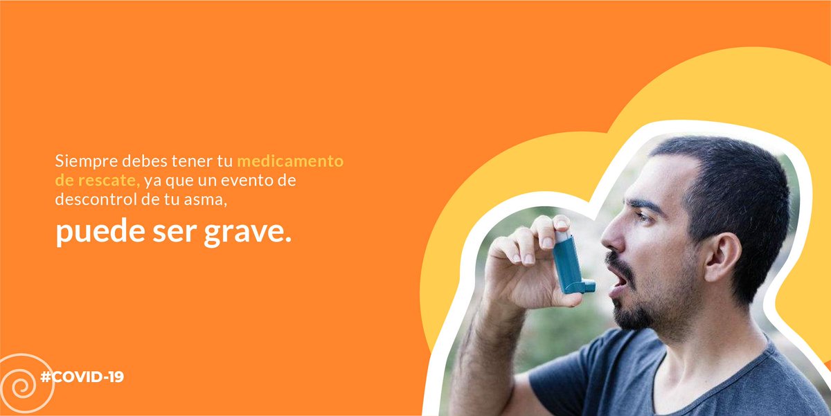 RespiraVidaOrg's tweet photo. Debes enseñarle a tus familiares y amigos cercanos cómo deben ayudarte en una crisis de #asma con tu medicamento, especialmente durante la pandemia del #COVID19. 🤓🦠😷

#Asmatips #coronavirus #recomendaciones https://t.co/5sLohjSJoS
