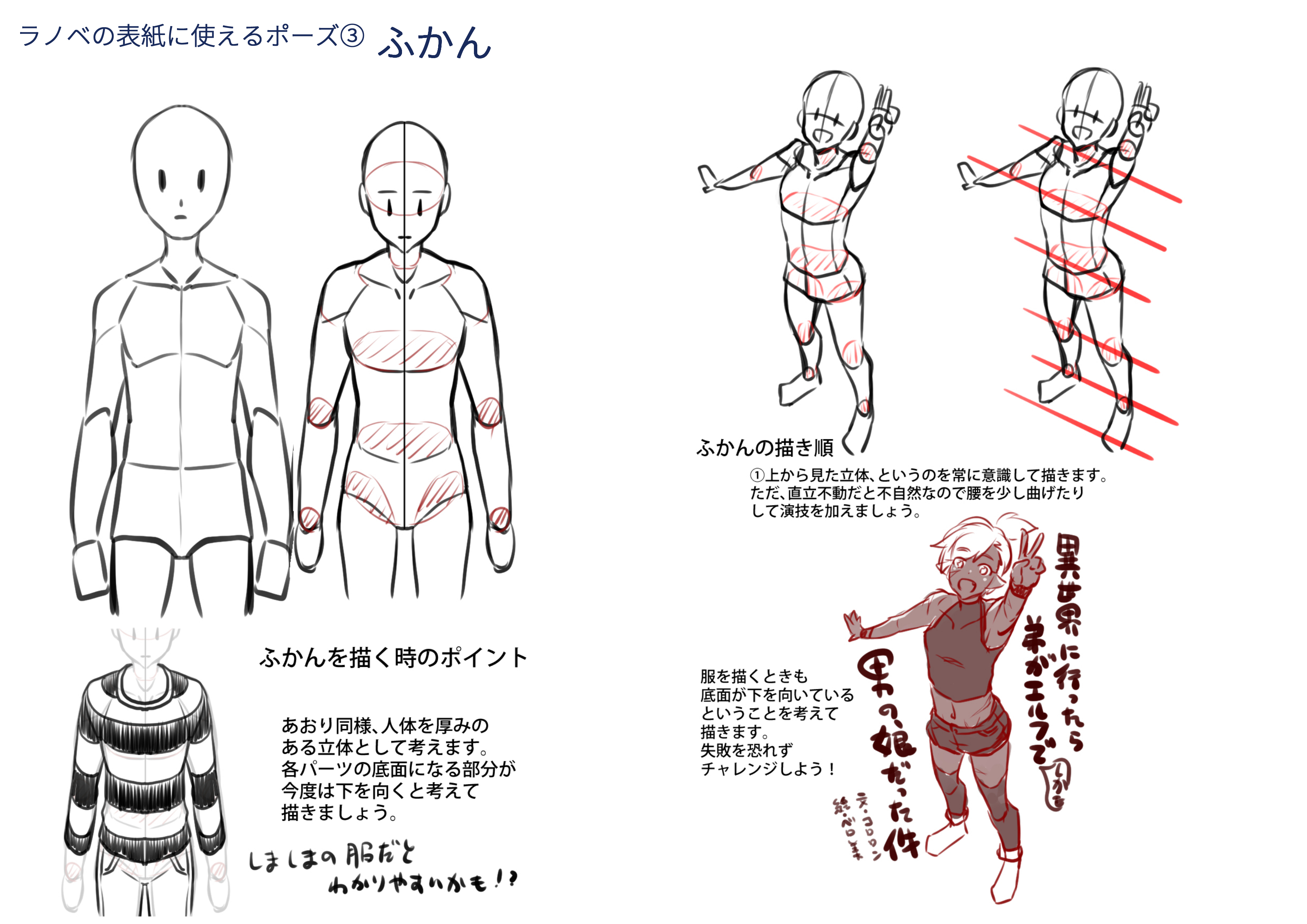 代々木アニメーション学院 東京校 池袋校 イラスト科 イラストを描くときに使える アオリ 俯瞰 の 人体のコツ を特集しちゃいます ぜひこの春休みの間に練習してみてくださいね 代アニ Yoani イラスト T Co Eatdemgqme Twitter