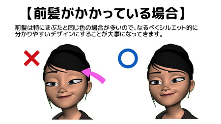 【小物と表情のデザインで気をつけるべきポイント】
キャラクターによっては顔の周辺に小物がある場合があります
表情を作る時にはその小物もあわせて全体の印象を考えないといけません
今回はそんな小物がある場合の、個人的に特に気をつけているデザインのポイントをまとめてみました?