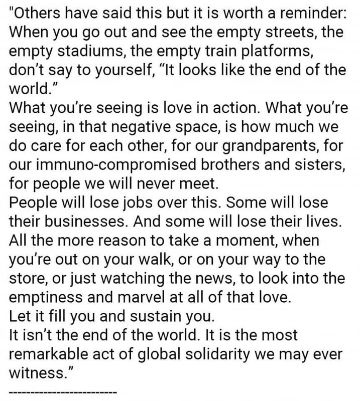 This was sent to me. Don’t know the author but it’s on point.