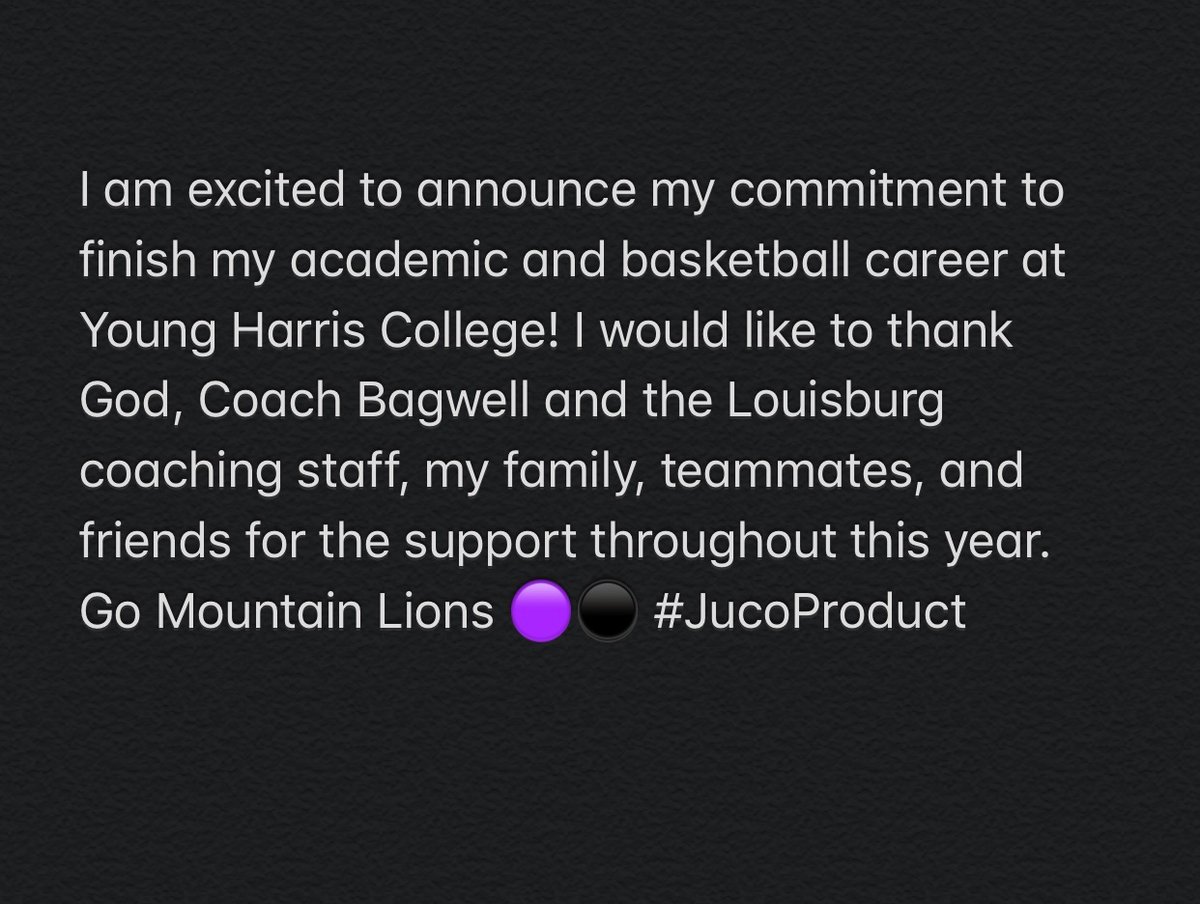 All Glory to God!! 🙏🏽 <a href="/VerbalCommitsD2/">Verbal Commits D2</a>  @YoungHarrisMBB @CoachClarkYHC <a href="/Coach_Currier/">Jeremy Currier</a>
