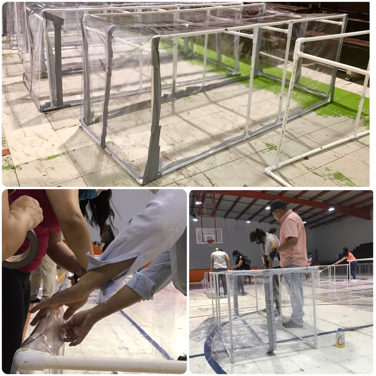 Jorge_Eiko's tweet photo. Realizan cubre camillas en el municipio de Monclova Coahuila ... con el fin de aislar a pacientes que presentes síntomas de #covid19
#Monclova @telediariomty https://t.co/p37rhIE4sR