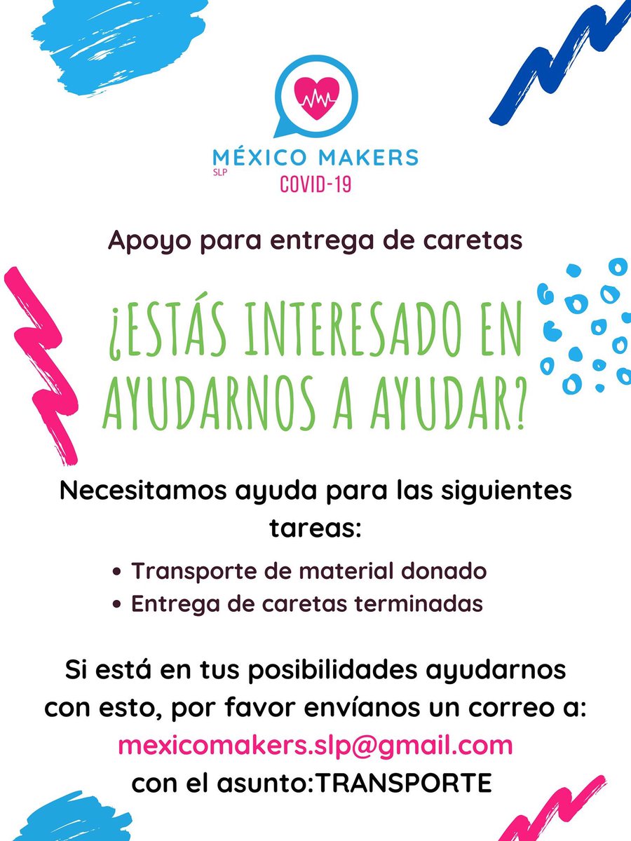 jpalvarez89's tweet photo. Por favor RT @MexicoMakers #CovidMX https://t.co/V3CTJHHDln