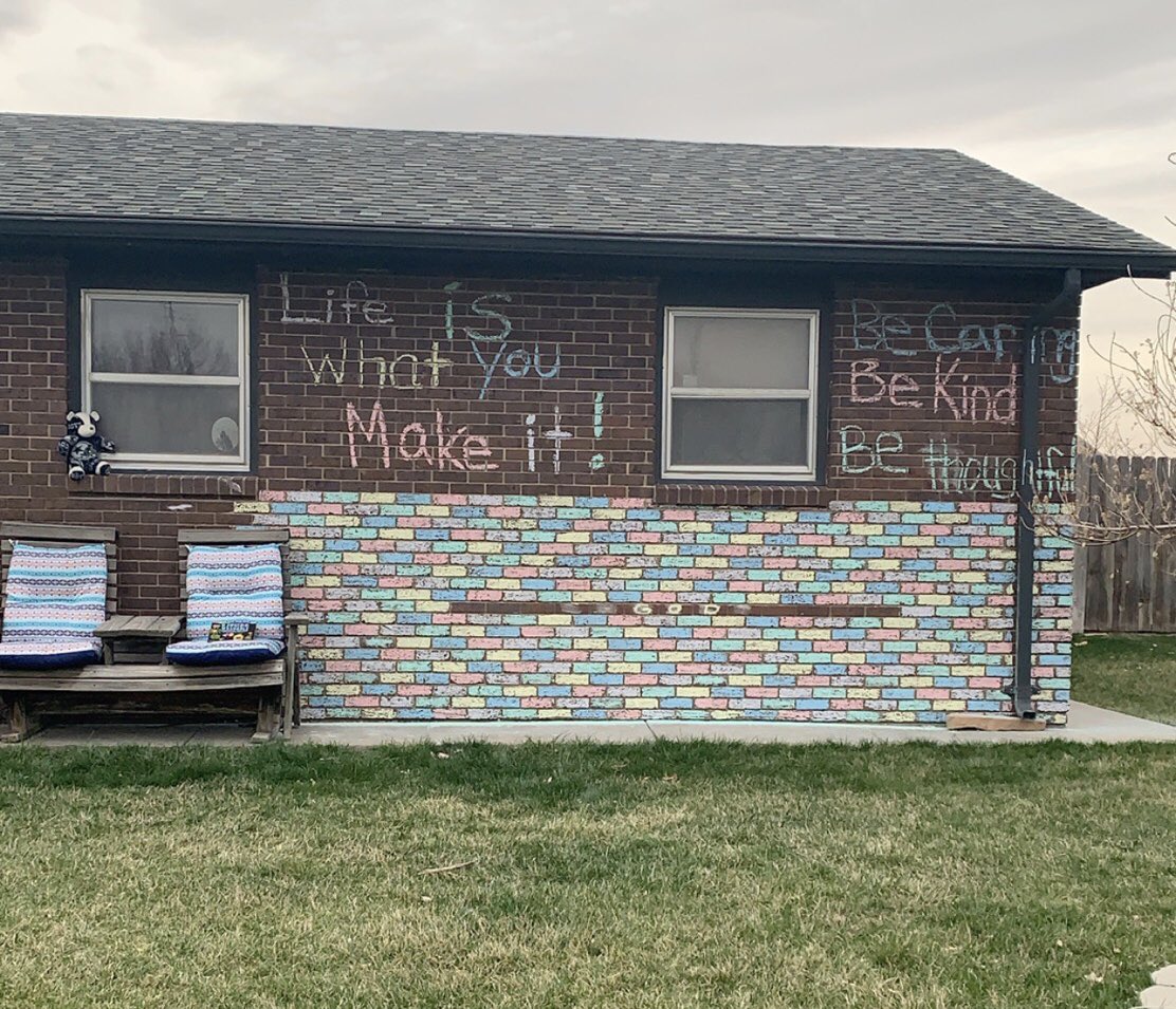 Feeling down? I hope this helps! Thank you to the Elizabeth Kopfmann family of Scott city for sharing these uplifting messages with <a href="/KSNNews/">KSN News Wichita</a>. #hopefromhome