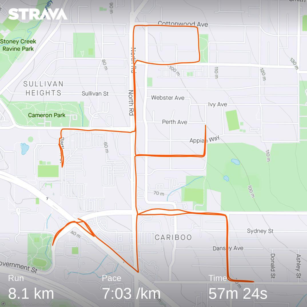 blurfus's tweet photo. So, today I went out around lunch time. It was drizzling at the beginning of the run and then it stopped midway.
I also decided to have a bit of fun with this run... I hope you like it.
I call it "Running Man" 😂🏃♂️
#RRVirtual5K https://t.co/Wmm4tRZJeJ