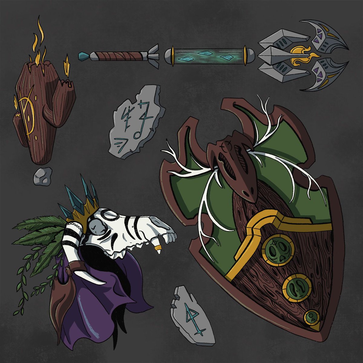 _bemyers's tweet photo. 04/12 Shaman! #tabletop #rpg #gamedev #illo https://t.co/6tNjoZYsDt