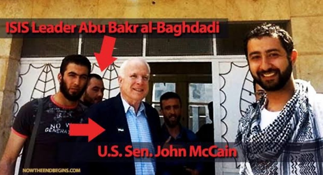 9) Mas o que mais chamou a atenção foi este homem aqui, sim o líder supremo do Isis.Abu Bakr AL-BAGHDADI #Qanon  #WWG1WGA  #TrustThePlan