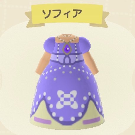 どうぶつの森マイデザイン 可愛いディズニープリンセスの服まとめ