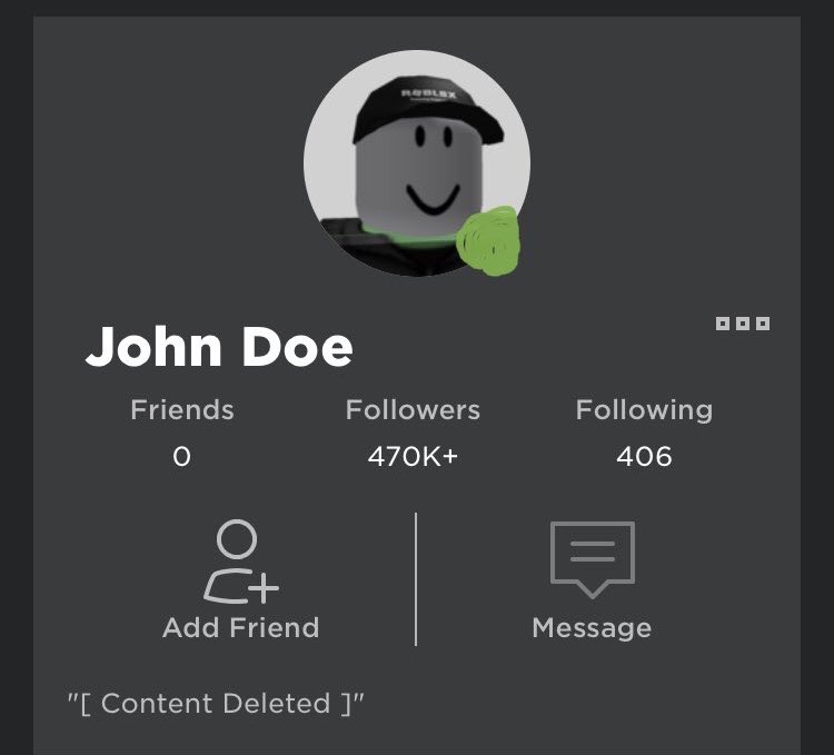 Roblox John Doe Hacked Sub