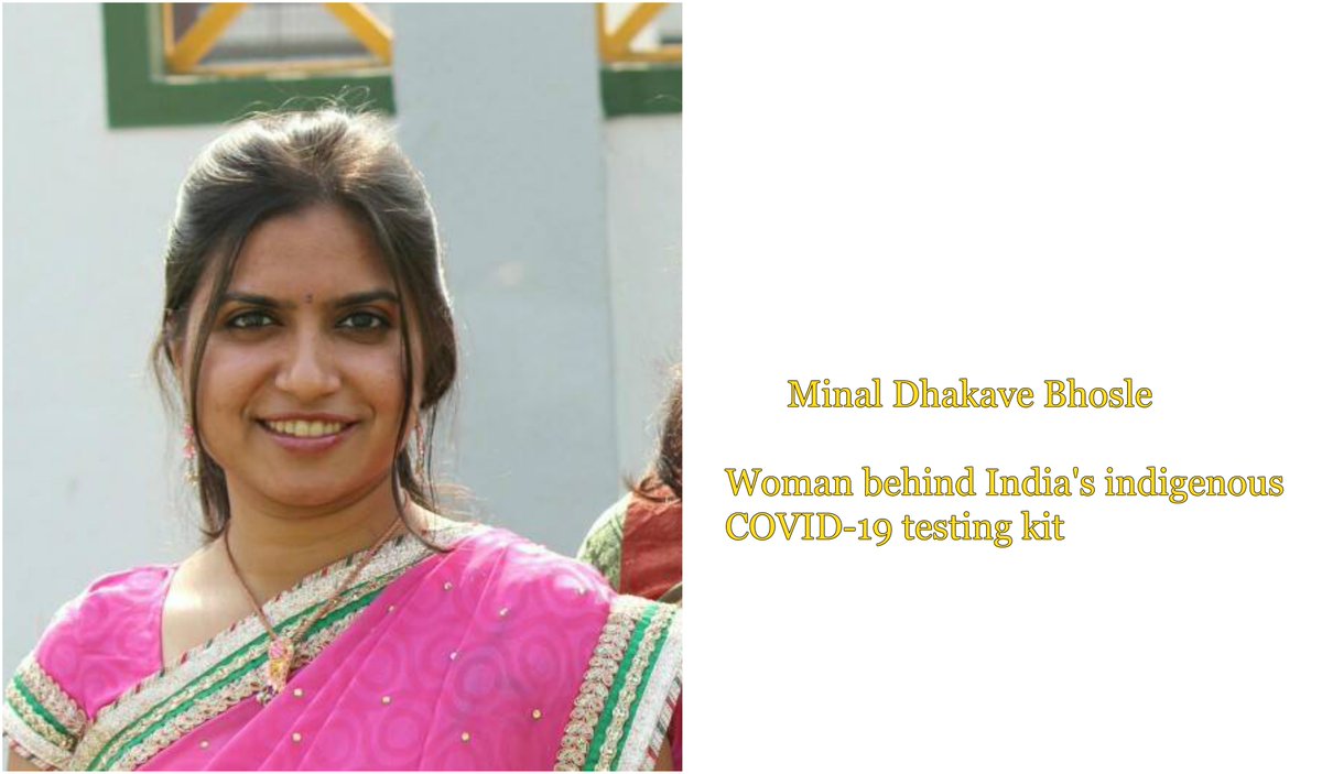 thefirstindia's tweet image. Virologist, Minal Bhosale of #MyLab delivered India&apos;s first #COVIDTestingKit before giving birth to her baby.

#Coronavirus #COVID19 #MinalBhosale #MinalDakhaveBhosale #CoronaLockdown #CoronaUpdate