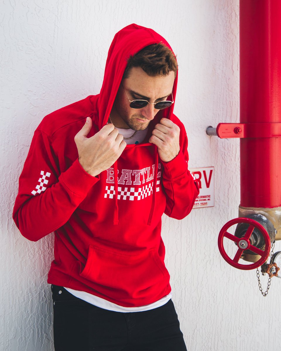 Battle's tweet photo. 🚨 Sound the alarm 🚨 Battle check down hoodie on the site now 👀 🤫 

https://t.co/XHEHfwECTc https://t.co/NXLd0pt0x6