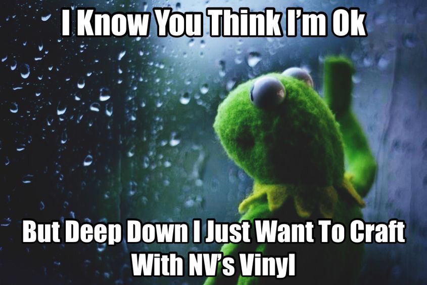NVscreation's tweet photo. Hey Crafters! 👋🏼 
Just because we don’t see you regularly doesn’t mean we don’t miss you terribly. 😢 
Hang tight! We got this!! 👌 
#putonabraveface
#whatcanwecutforyou #vinylup
#shopsmall https://t.co/GKpItyhy7Z