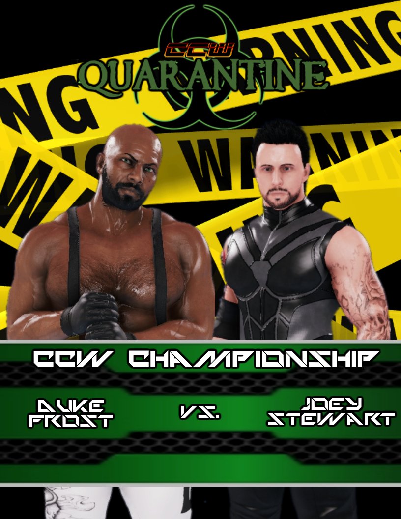 twitchccw's tweet photo. Tomorrow Night, CCW Quarantine happens. We have plenty of great matches for you. We cannot wait https://t.co/0RLPsrsVcb