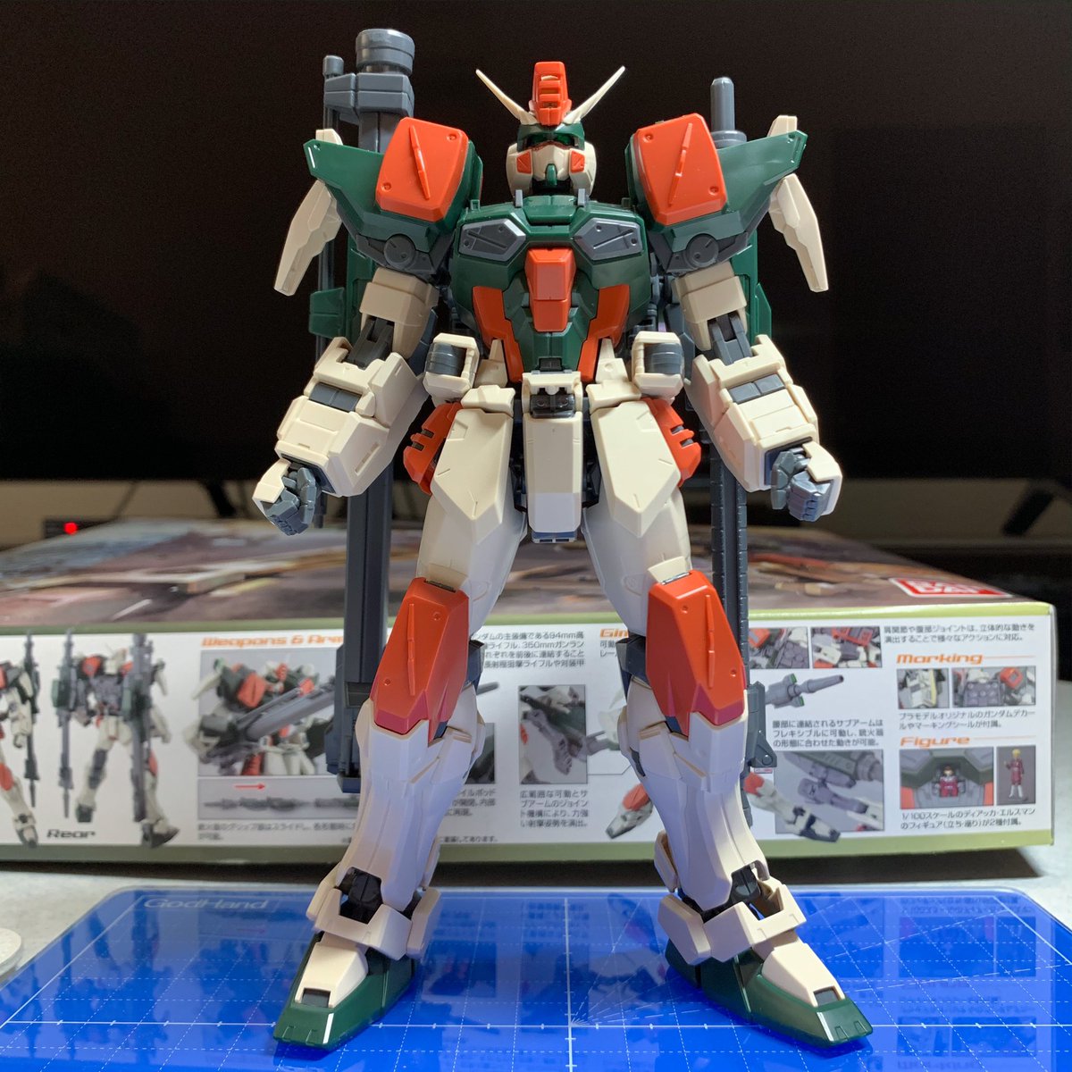 みぃ はい 素組み完成 やっぱカッコいい ガンプラ Mgバスターガンダム サクッとパチ組み ガンダム好き ガンプラ好き