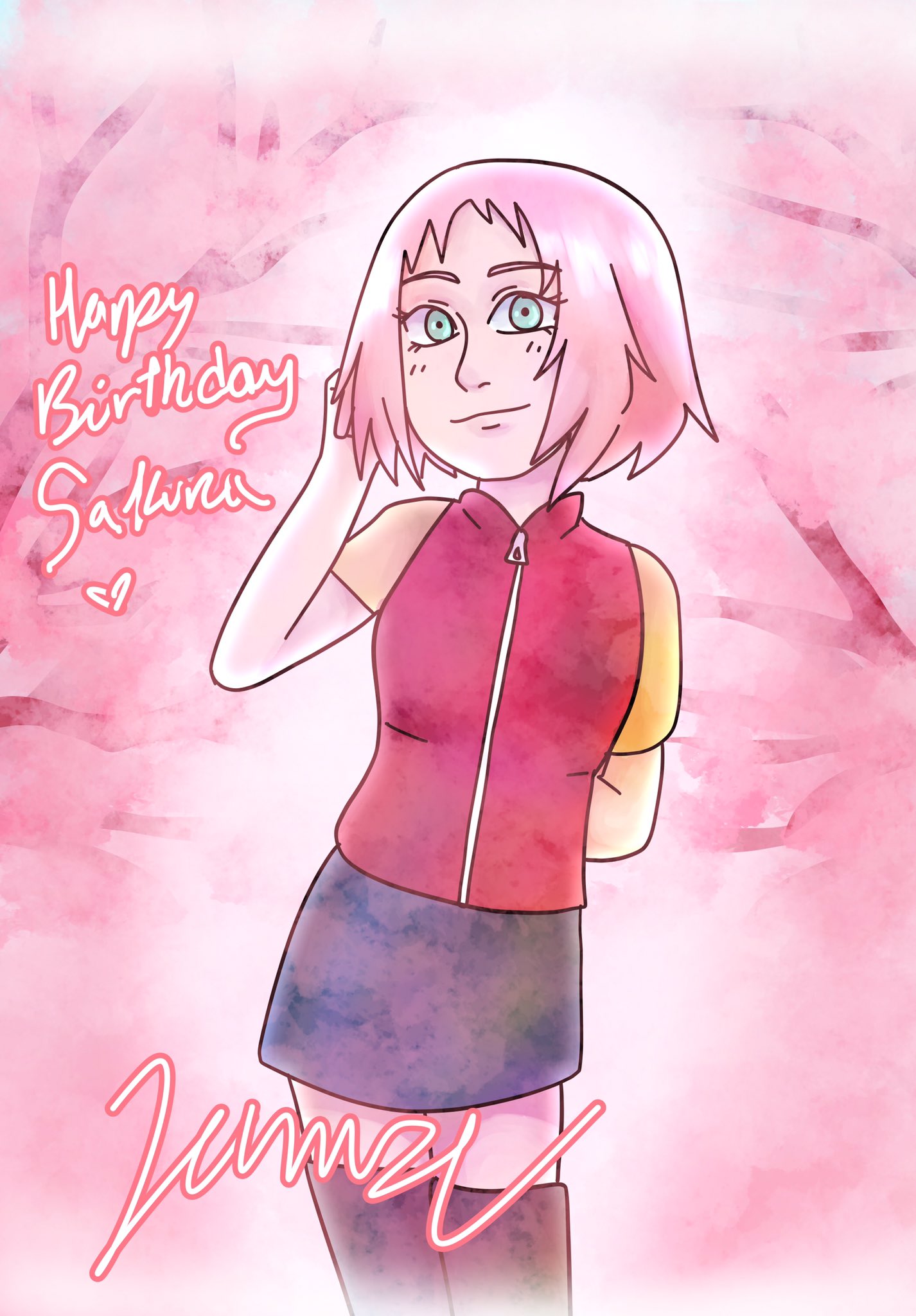 Happy birthday Sakura Haruno!   