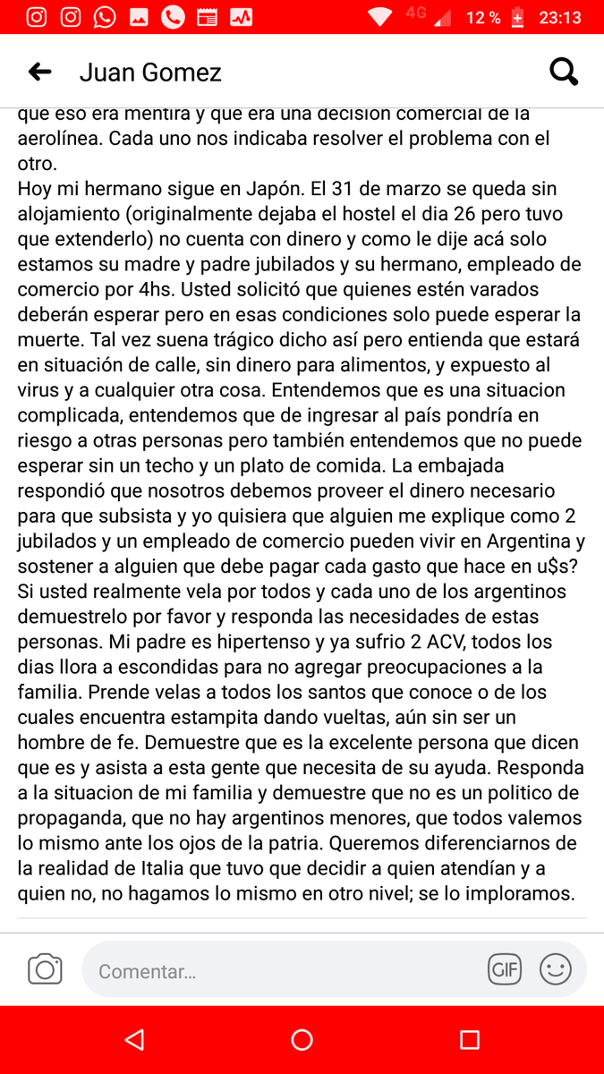 VapeSebas's tweet photo. @alferdez @GobSantaFe @MuniRosario 
#CuarentenaCoronavirus #repatriationflights https://t.co/hClM0FFfNA