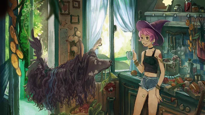 休日の絵です? 