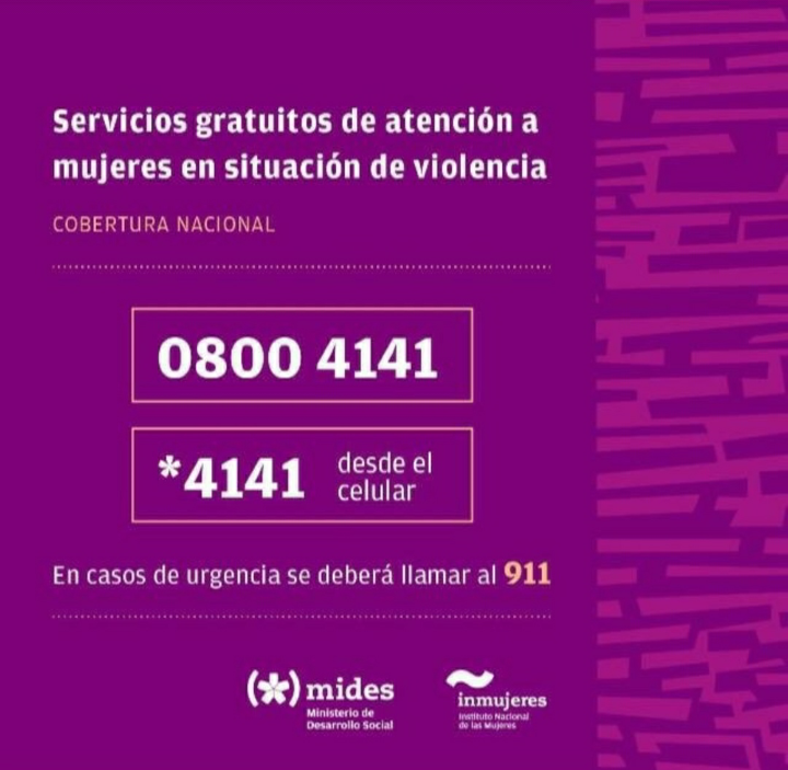 MdNuruguay's tweet photo. Llamá No estás Sola... Juntas Como Muralla 
#NiUnaMas #NiUnaMenos #NiUnaMuerteIndiferente #Covid_19 Covid https://t.co/7CXzpXbaqI
