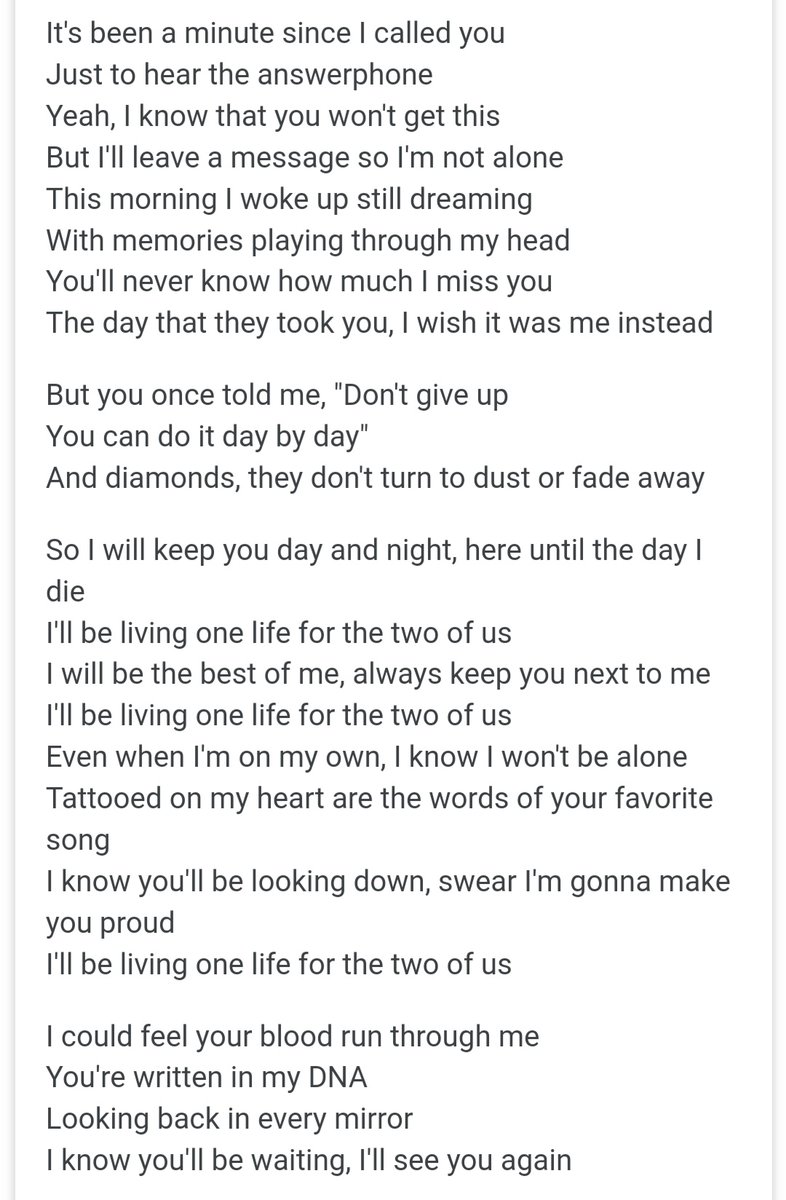 louis tomlinsom wrote a song about his mum some time after she sadly passed away and he used it to give hope to everyone in a similar situation