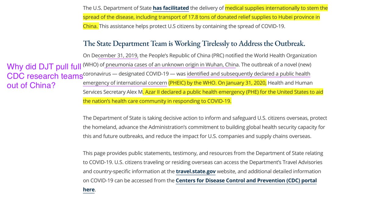 Huh - weird the State Dept updated their page at 6:30PM - DC local time I noticed a few changes like - apparently China notified WHO on December 31, 2019, interesting Coronavirus Disease 2019 (COVID-19) - United States Department of State  https://www.state.gov/coronavirus/#.XoAMAHtdMw0.twitter